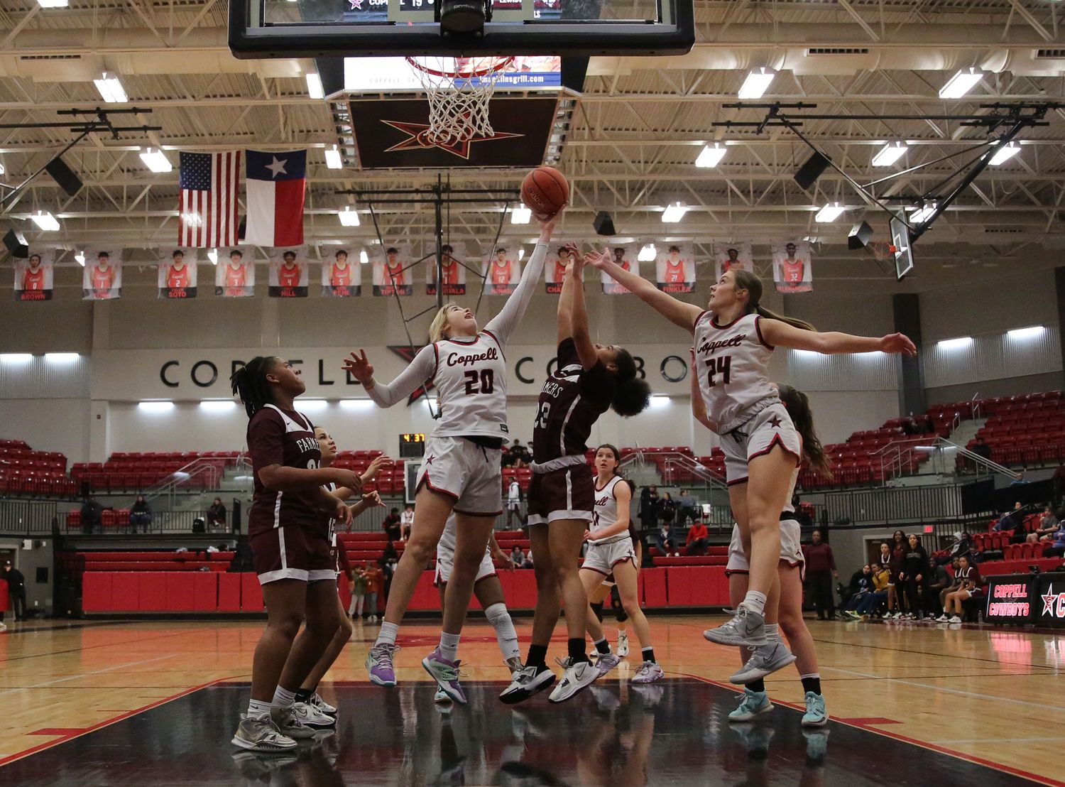 Coppell Lewisville Texas girls basketball 012423 Brian McLean 2